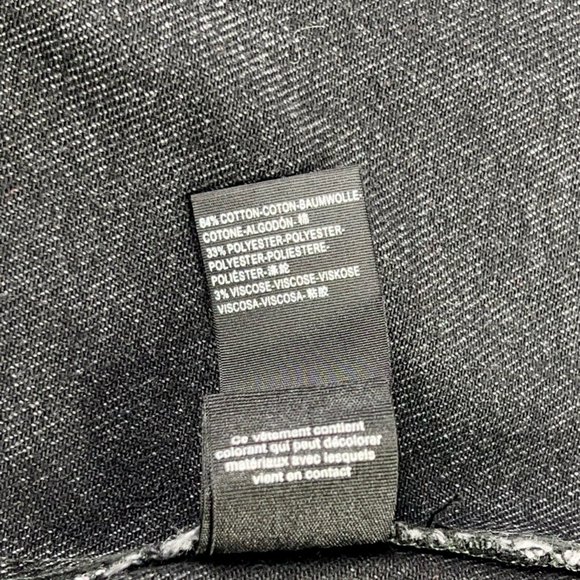 We The Free People Womens Button Up Wrap Skirt Sulphor Black Denim Mini 25 New - Picture 12 of 12